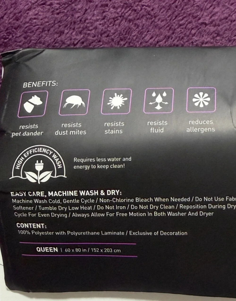 BEDGEAR 3.0 Mattress Encasement Queen Waterproof Bed Bug Protector upto 16